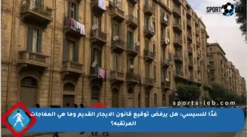 غدًا للسيسي: هل يرفض توقيع قانون الإيجار القديم وما هي المفاجآت المرتقبة؟